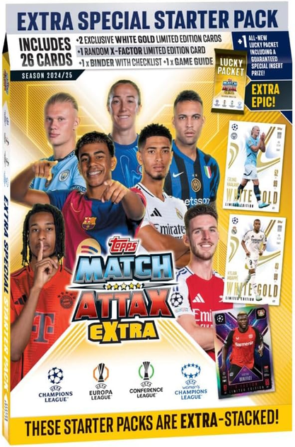 Zestaw kart Topps match attax extra 2024 25 mega starter pack (5053307074651) - obraz 1