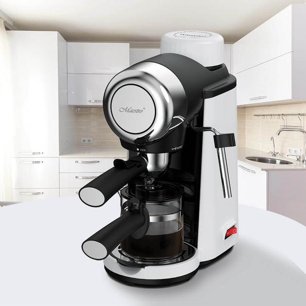 Кавоварка рожкова Maestro Mr-410 - зображення 4