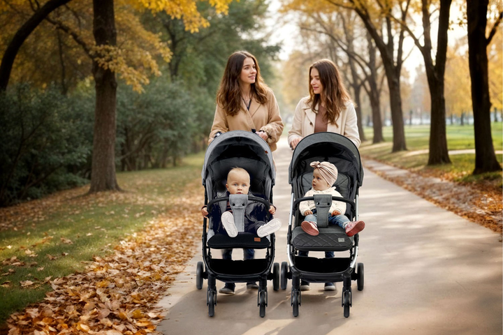 Прогулянкова коляска Nukido Paseo Сіра 716002 (5903890622398) - зображення 15