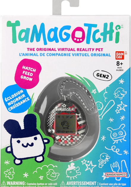 Zabawka interaktywna Tamagotchi Rock Glitter P2 PDQ 82543 (3701405825430) - obraz 1
