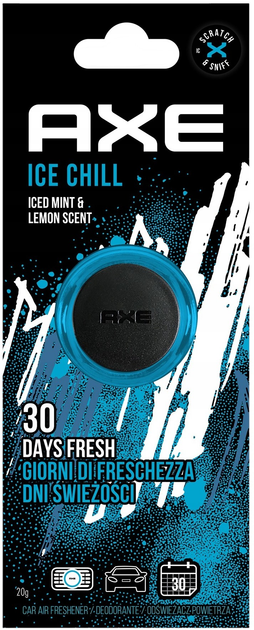 Ароматизатор для автомобіля AXE Ice Chill (5010555710212) - зображення 2
