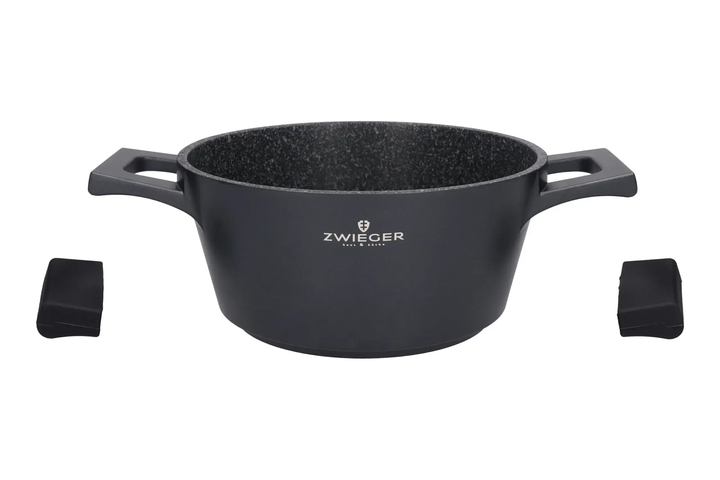 Garnek Zwieger Black Stone z pokrywką 24 cm (5903357373559) - obraz 4