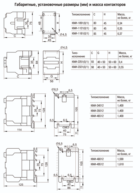Контактор КМІ-10910 9А 36В/AC3 1NO(НВ) УЕК KKM11-009-036-10-U - зображення 2