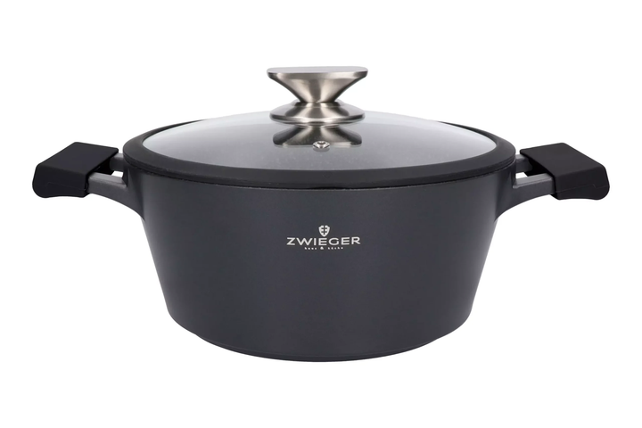Каструля Zwieger Black Stone з кришкою 28 см (5903357373566) - зображення 4