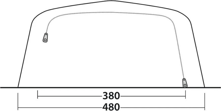 Намет Outwell Jacksondale 7PA Air Tent (5709388129062) - зображення 9