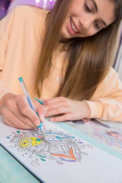 Zestaw kreatywny Kids Euroswan Mandala brokat WOW00084 (8435507883108) - obraz 4