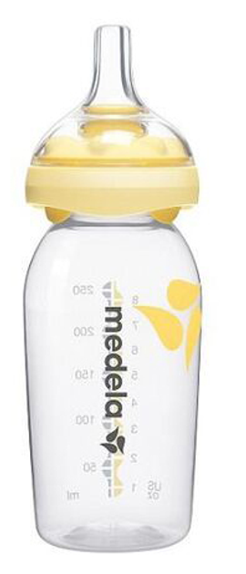 Butelka do karmienia Medela Calma Tetina Silicona Bialy 250ml (7612367024990 / 7612367049788) (955555906553399) - Outlet - obraz 1
