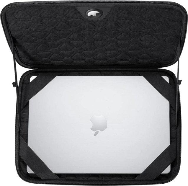 Pokrowiec na laptopa Spigen Rugged Armor Pro Pouch AFA04270 do MacBook Pro 14" Czarny (8809811858433) (955555907821597) - Outlet - obraz 4