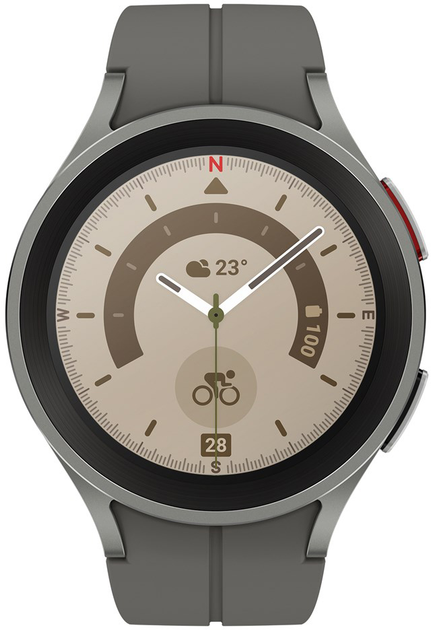 Smartwatch Smartwatch Samsung Galaxy Watch 5 Pro 45mm Gray Titanium (SM-R920NZTAEUE) (RFAX30YVBQK) - Outlet - obraz 2