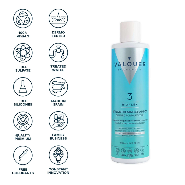 Szampon Valquer Bioplex № 3 wzmacniający włosy 300 ml (8420212312272) - obraz 2