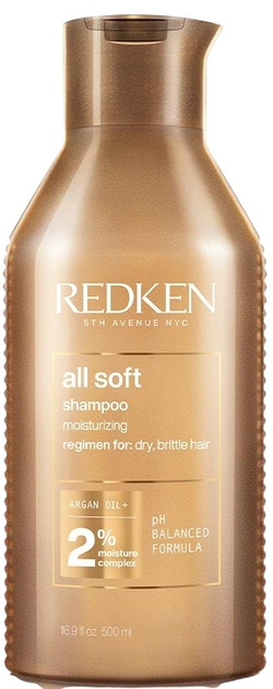 Szampon Redken All Soft nawilżający do włosów suchych i łamliwych 500 ml (884486452948) - obraz 1