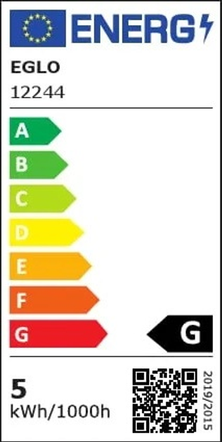 Світлодіодна лампа Eglo 4.9 Вт 230V E27 (9002759122447) - зображення 7