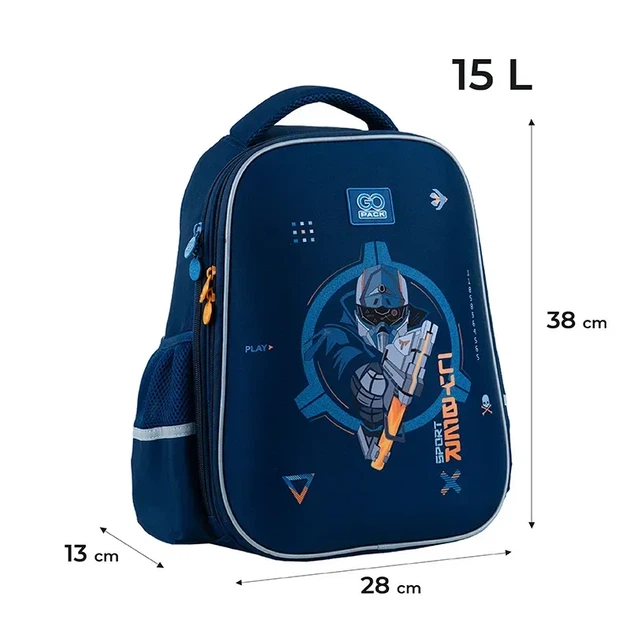 Рюкзак GoPack Education напівкаркасний GO24-165M-8 Cyber Game - зображення 2