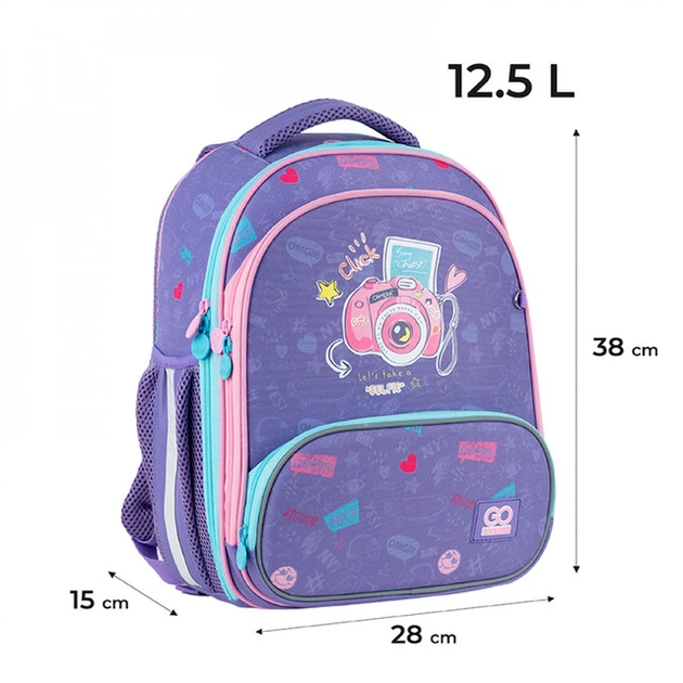 Рюкзак GoPack Education каркасний GO24-597M-4 Say Cheese - изображение 2