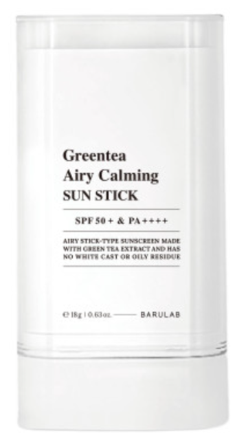 Сонцезахисний крем у стіку Barulab Green Tea SPF 50+ 19 г (8809420801455) - зображення 1
