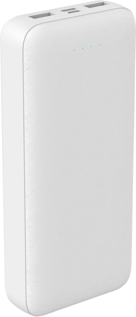 УМБ Platinet 20000 mAh + Зарядний пристрій PD 20W White (PMPB20SETW) - зображення 2