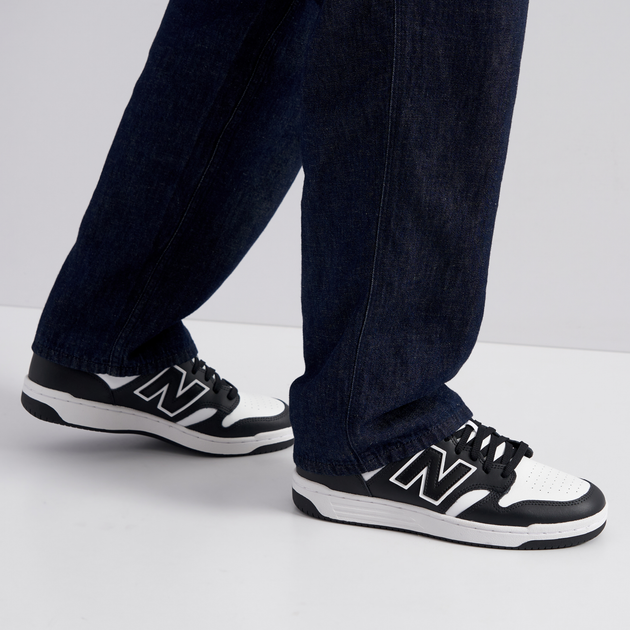 Жіночі кеди New Balance 480 BB480LBA 37.5 (5US) Чорні (196652948231) - зображення 2