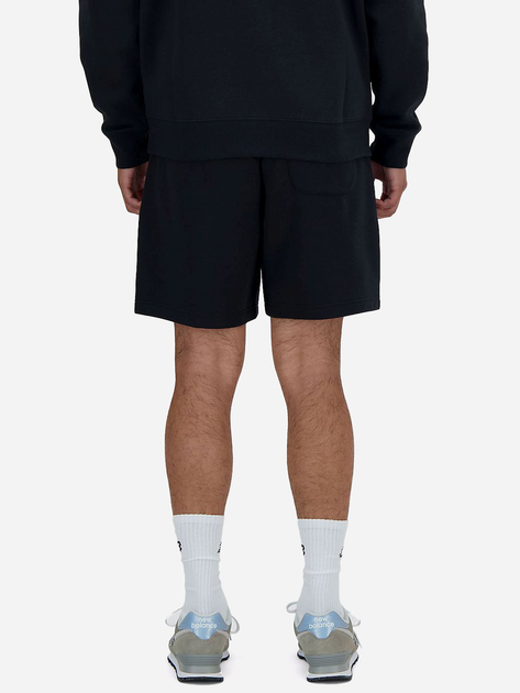 Spodenki dresowe męskie z kieszeniami New Balance Small Logo MS41520 L Czarne (197375394893) - obraz 2
