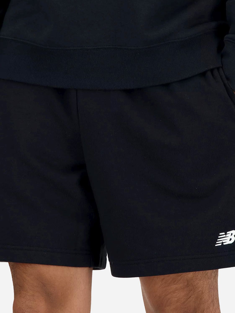Spodenki dresowe męskie z kieszeniami New Balance Small Logo MS41520 L Czarne (197375394893) - obraz 4