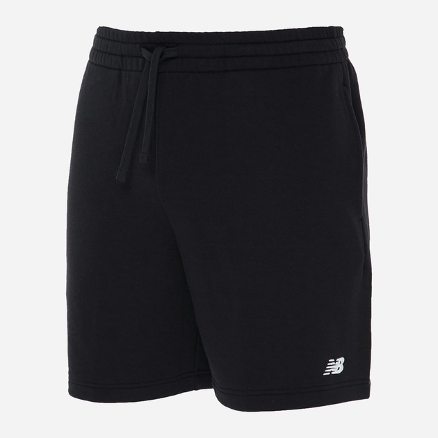 Spodenki dresowe męskie z kieszeniami New Balance Small Logo MS41520 S Czarne (197375394916) - obraz 7