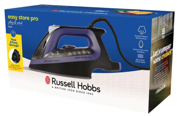 Праска RUSSELL HOBBS Easy Store Pro 26731-56, чорно-синій (25151046001) - зображення 8
