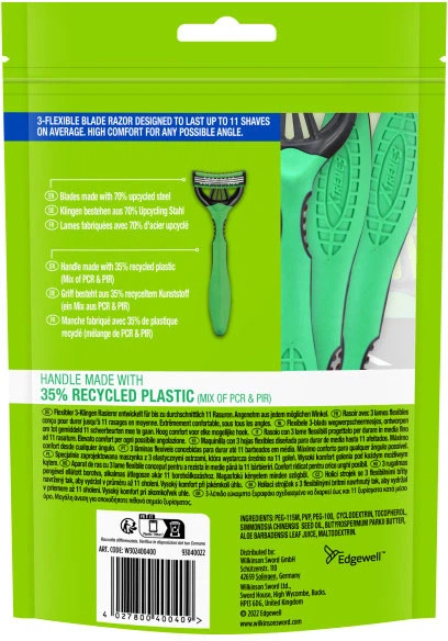 Бритва Wilkinson Sword Xtreme 3 ZIP-pack 8 шт (4027800400409) - Фото 2 Бритва Wilkinson Sword Xtreme 3 ZIP-pack 8 шт (4027800400409) - изображение 2