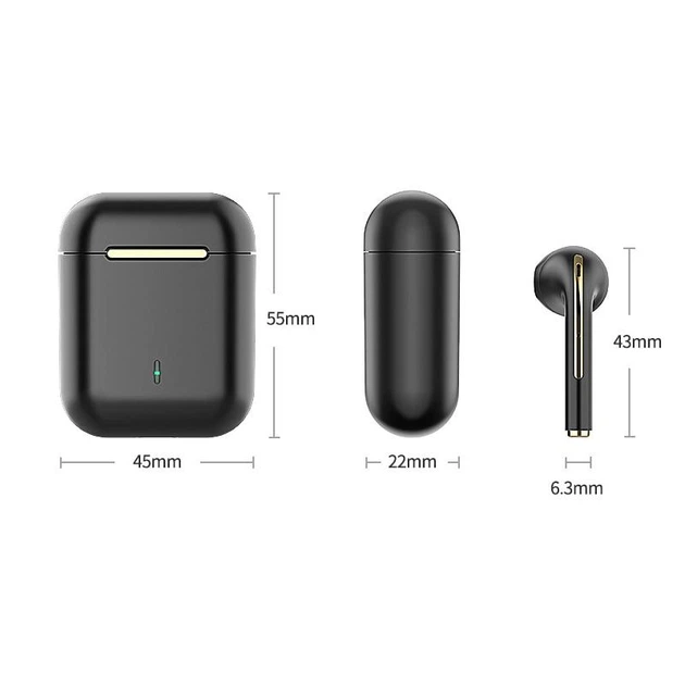 Беспроводные Bluetooth наушники Xiaomi TWS J18 black/ черные - изображение 8