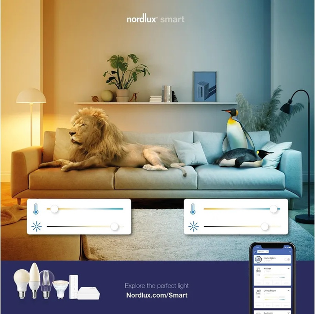 Zestaw inteligentnych żarówek Nordlux Smart Light - GU10 4.5 W 2 szt. (5704924001963) - obraz 5