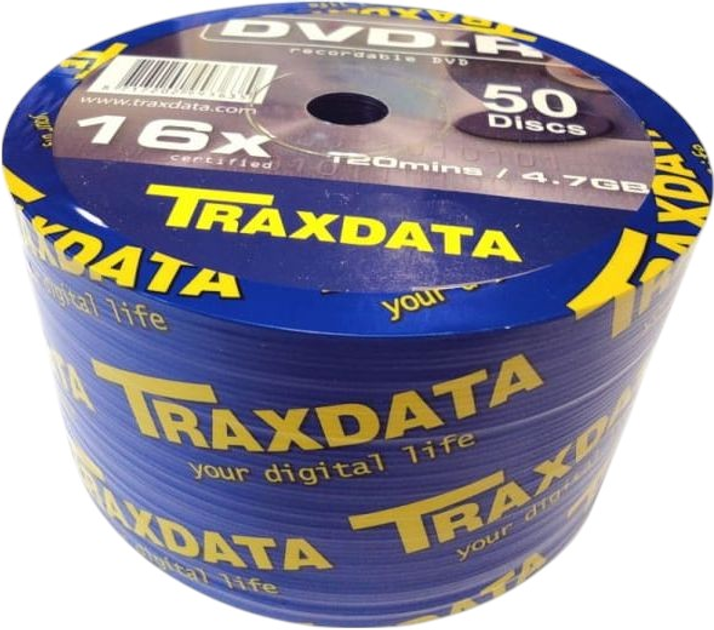 Dyski Traxdata Ritek DVD-R 4.7 GB 16X Spindle Pack 50 szt (TRD50S-) - obraz 1
