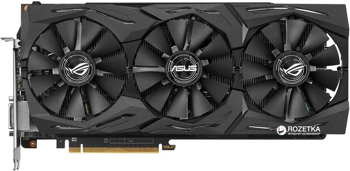 Видеокарта Asus PCI-Ex Radeon RX Vega 64 8192MB HBM2 (2048bit