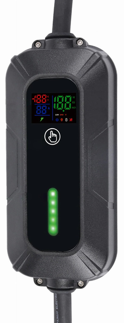 Przenośna ładowarka samochodowa Platinet EV/PHEV AC Type 2 8/10/13/16A 11kW CEE 3F 7m Black (EV_PPC7M11) - obraz 3