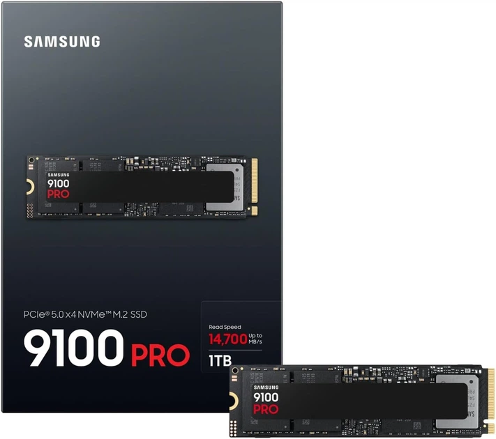 内蔵型SSD Samsung 9100 PRO 1TB SSD SSD диск Samsung 9100 Pro 1TB M.2 PCIe 5.0 x4 V-NAND TLC (MZ