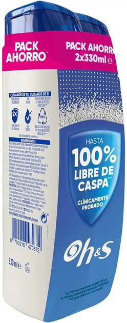 Zestaw szamponów przeciwłupieżowych Head & Shoulders Citrus Fresh 2 x 330 ml (8700216470872) - obraz 2
