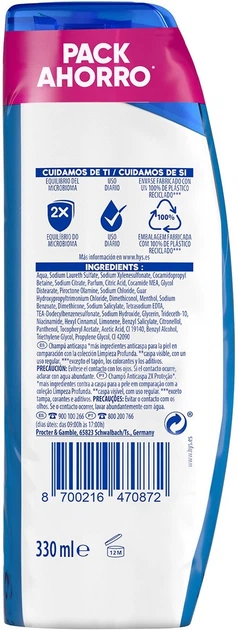 Zestaw szamponów przeciwłupieżowych Head & Shoulders Citrus Fresh 2 x 330 ml (8700216470872) - obraz 3