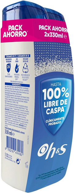 Набір шампунів проти лупи Head & Shoulders Classic 2 x 330 мл (8700216474160) - зображення 2
