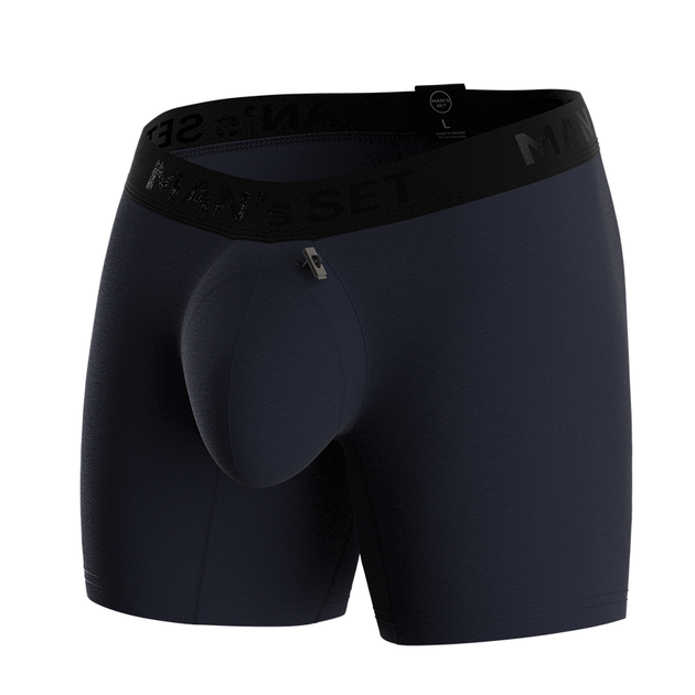 Чоловічі боксери анатомічні, Intimate PRO, Black Series, темно-синій 3XL BSP180-46 - изображение 2