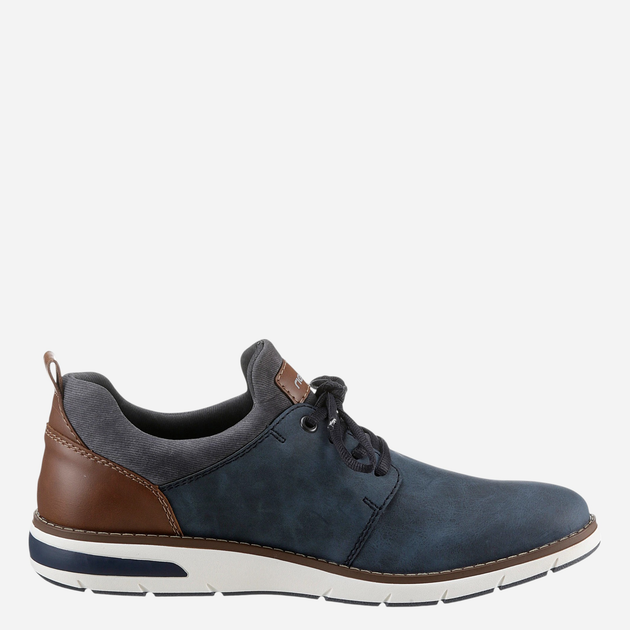 Sneakersy męskie do kostki RIEKER RIE11351-14 47 Niebieskie - obraz 1