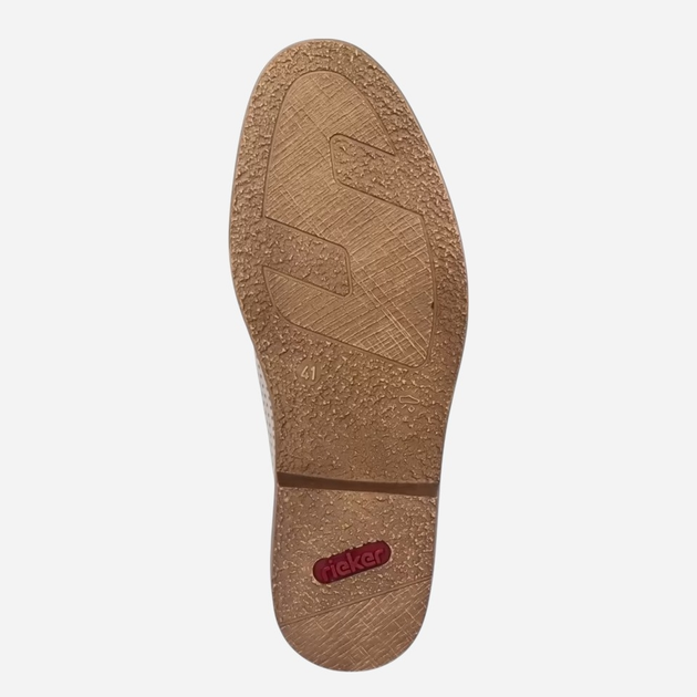 Loafersy męskie skórzane RIEKER RIE13459-60_CO 42 Beżowe (4060596764874) - obraz 7