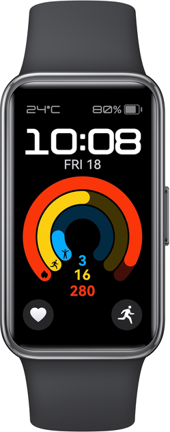 Smartband Huawei Band 9 Starry Black (55020BYE) - obraz 2