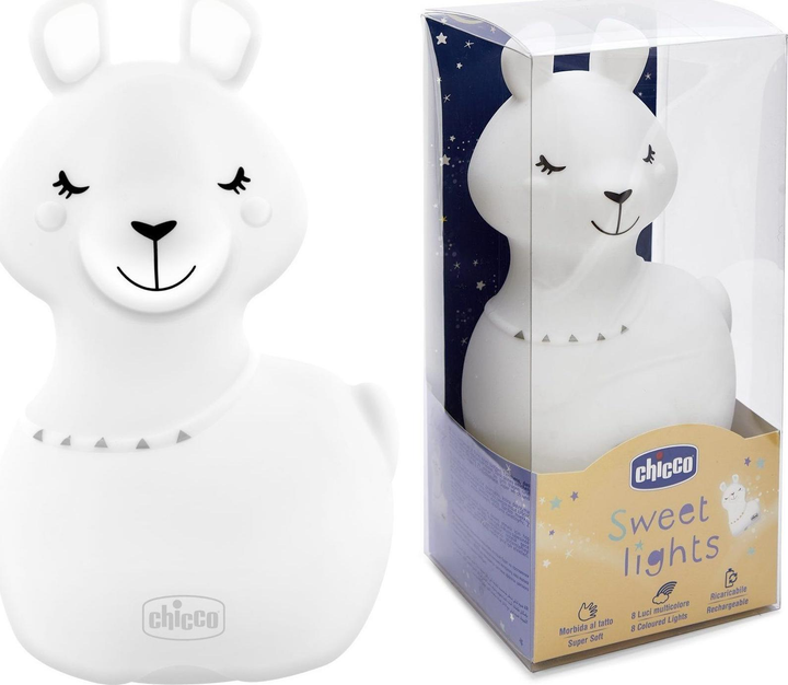 Нічник для дитячої кімнати Chicco Лама 0м+ (8058664138265) - зображення 2