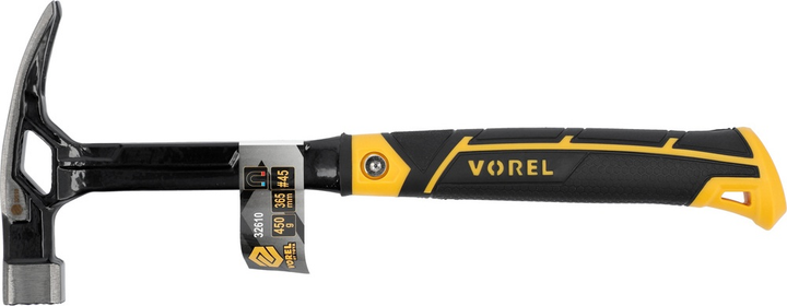 Młotek metalowy z magnesem VOREL 450G 32610 (5906083100925) - obraz 3