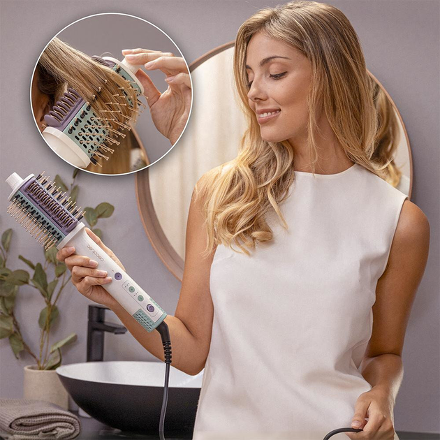 Фен-щітка Cecotec CeramicCare Allin1 Білий - зображення 10