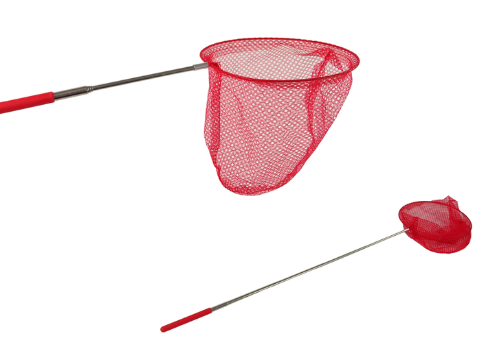 Siatka na motyle LEAN Toys składana teleskopowa 85 cm Czerwona (5905515355094) - obraz 2