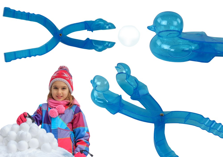 Maszynka do robienia śnieżek LEAN Toys Śnieżkomat Kaczka Niebieska (5905991007524) - obraz 7