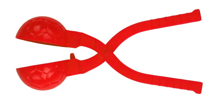 Maszynka do robienia śnieżek LEAN Toys Śnieżkomat Wzór Piłki Czerwona (5905991007579) - obraz 3
