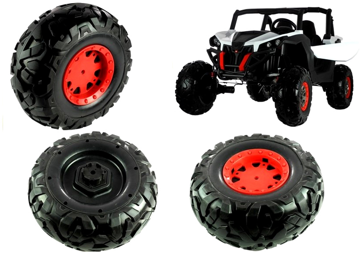 Koło LEAN Toys do auta XMX603 na akumulator EVA buggy 3282 (5907625584715) - obraz 4