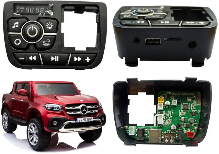 Panel muzyczny LEAN Toys do auta Mercedes X XMX606 na akumulator 5529 (5908275992134) - obraz 1