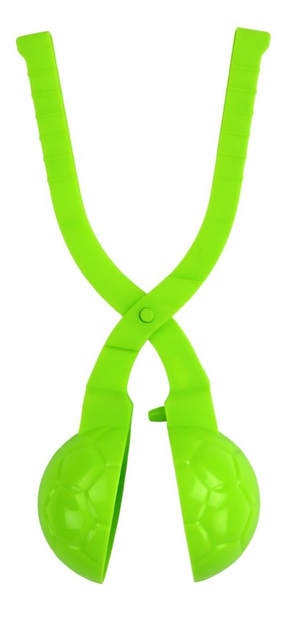 Maszynka do robienia śnieżek LEAN Toys Śnieżkomat Wzór Piłki Zielona (5905991004189) - obraz 2