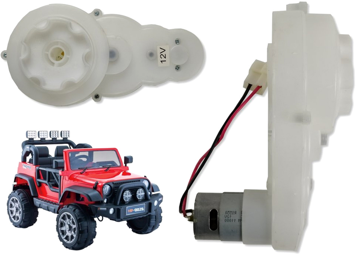 Мотор коробки передач LEAN Toys для автомобіля HP012 12V 11000RPM Білий 8163 (5903802456400) - зображення 2