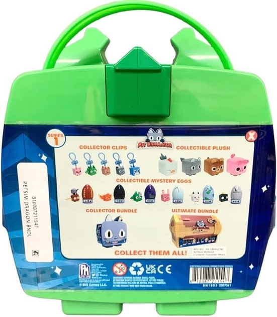 Zestaw figurek PhatMojo Pet Simulator Collector Bundle Green Dragon S2 (810087211547) - obraz 4